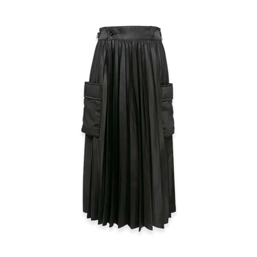 sacai Nylon Twill Skirt "Black"