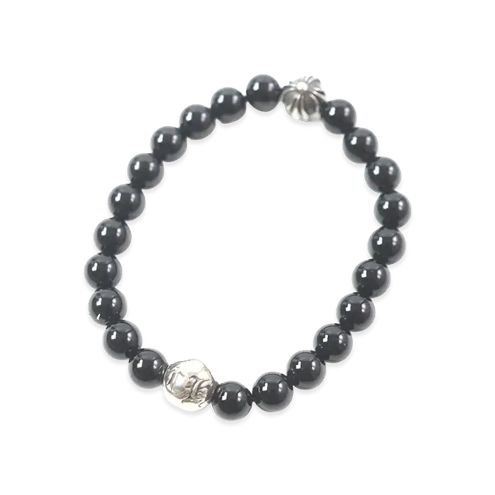 Chrome Hearts CH Ball Bead Bracelet "Black"