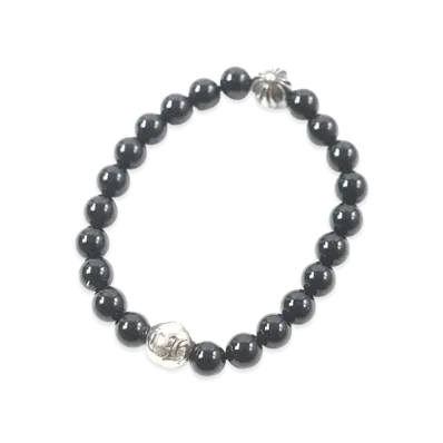 Chrome Hearts CH Ball Bead Bracelet "Black"