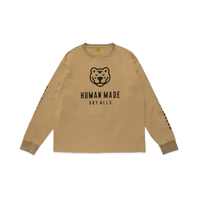 HUMAN MADE L/S T-SHIRT #4 "Khaki"