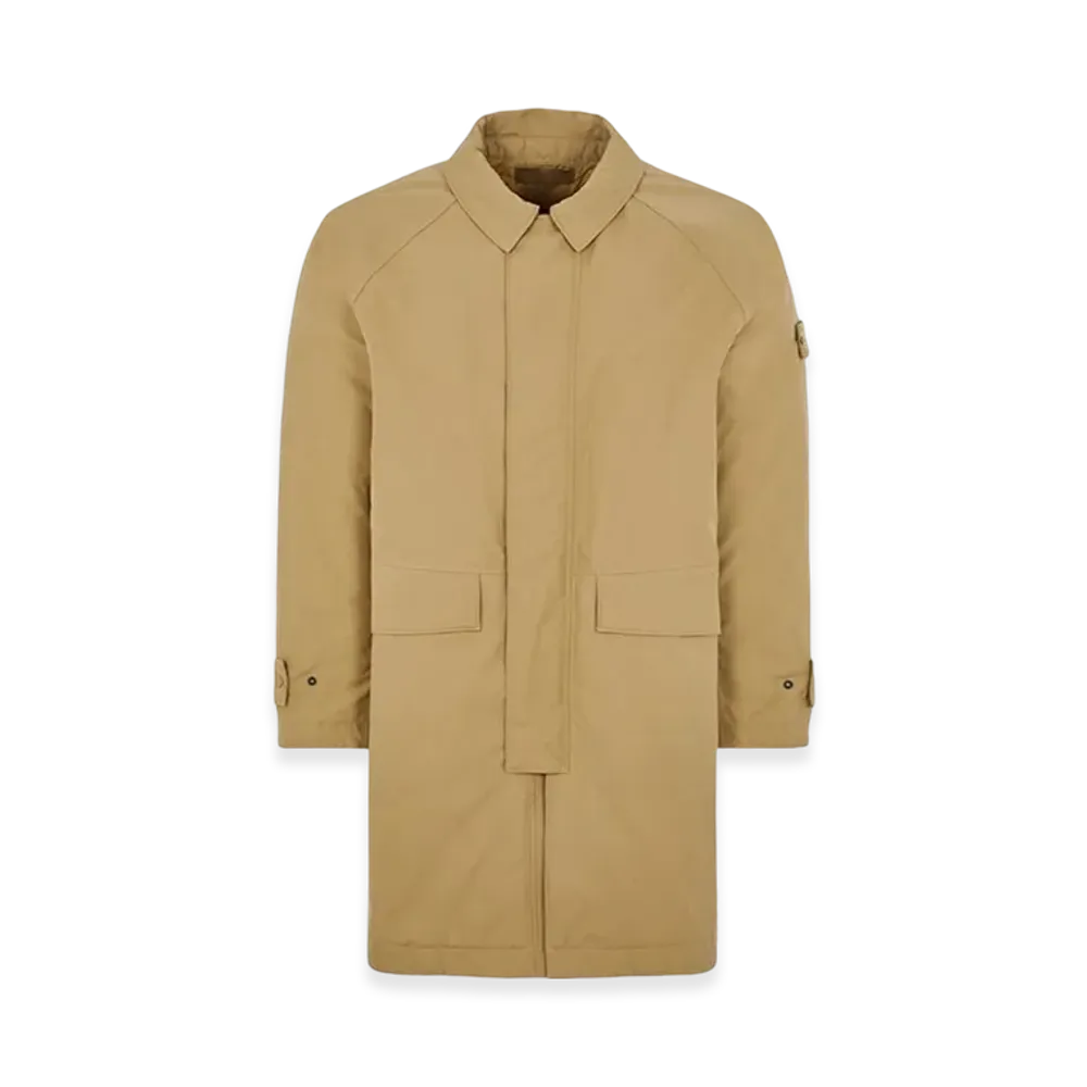 Stone Island 710F1 Ghost Piece O-Ventile with Primaloft Insulation Technology Coat - 23FW "Dark Beige"