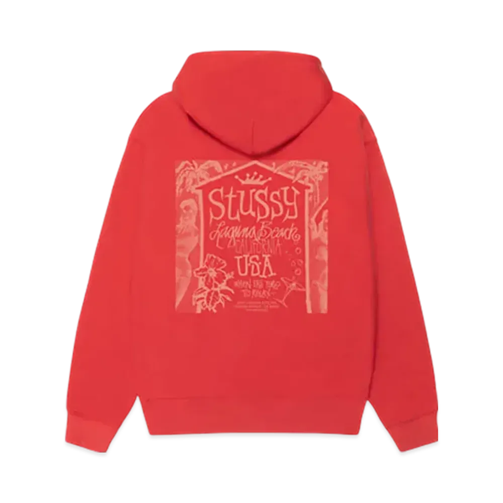 Stussy Beach House Hoodie "Cayenne"