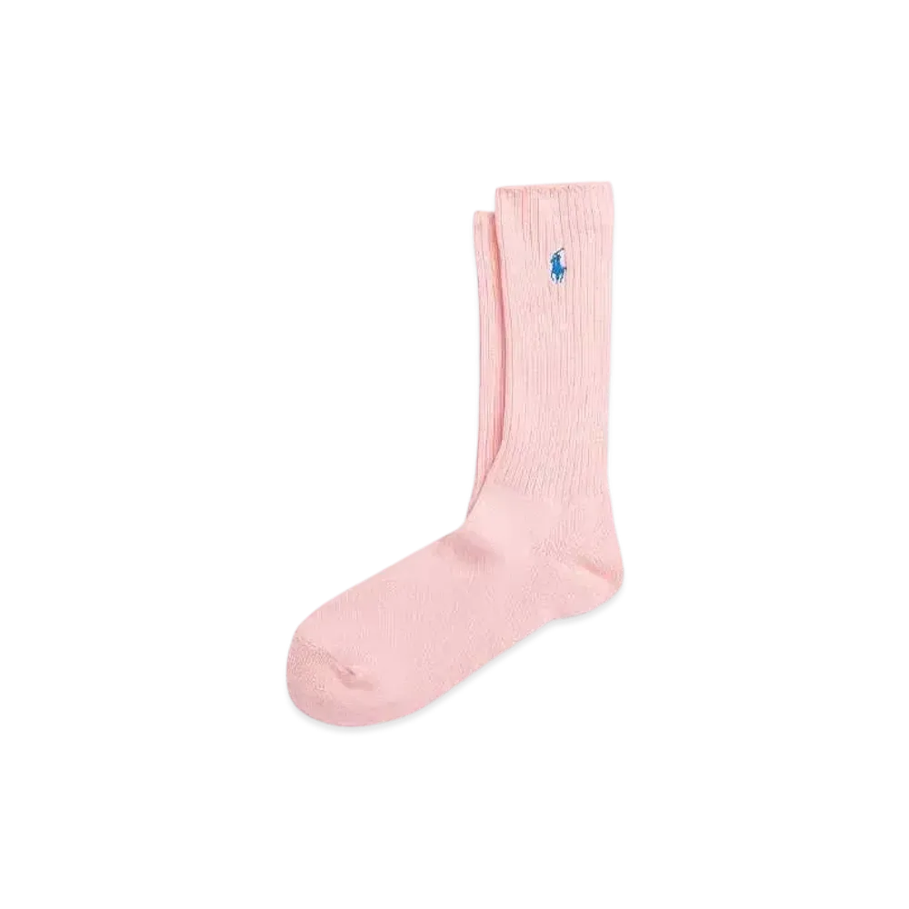 Polo Ralph Lauren Cotton Blend Crew Socks "Pink"
