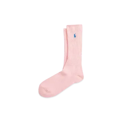Polo Ralph Lauren Cotton Blend Crew Socks "Pink"