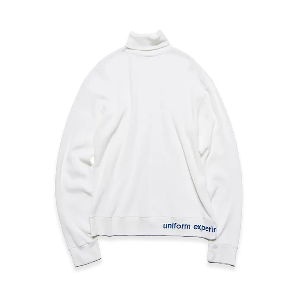 uniform experiment Waffle Turtleneck Top "White"