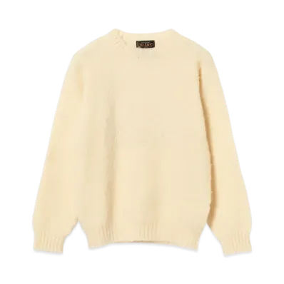 BEAMS Shetland Crew "Cream 412"