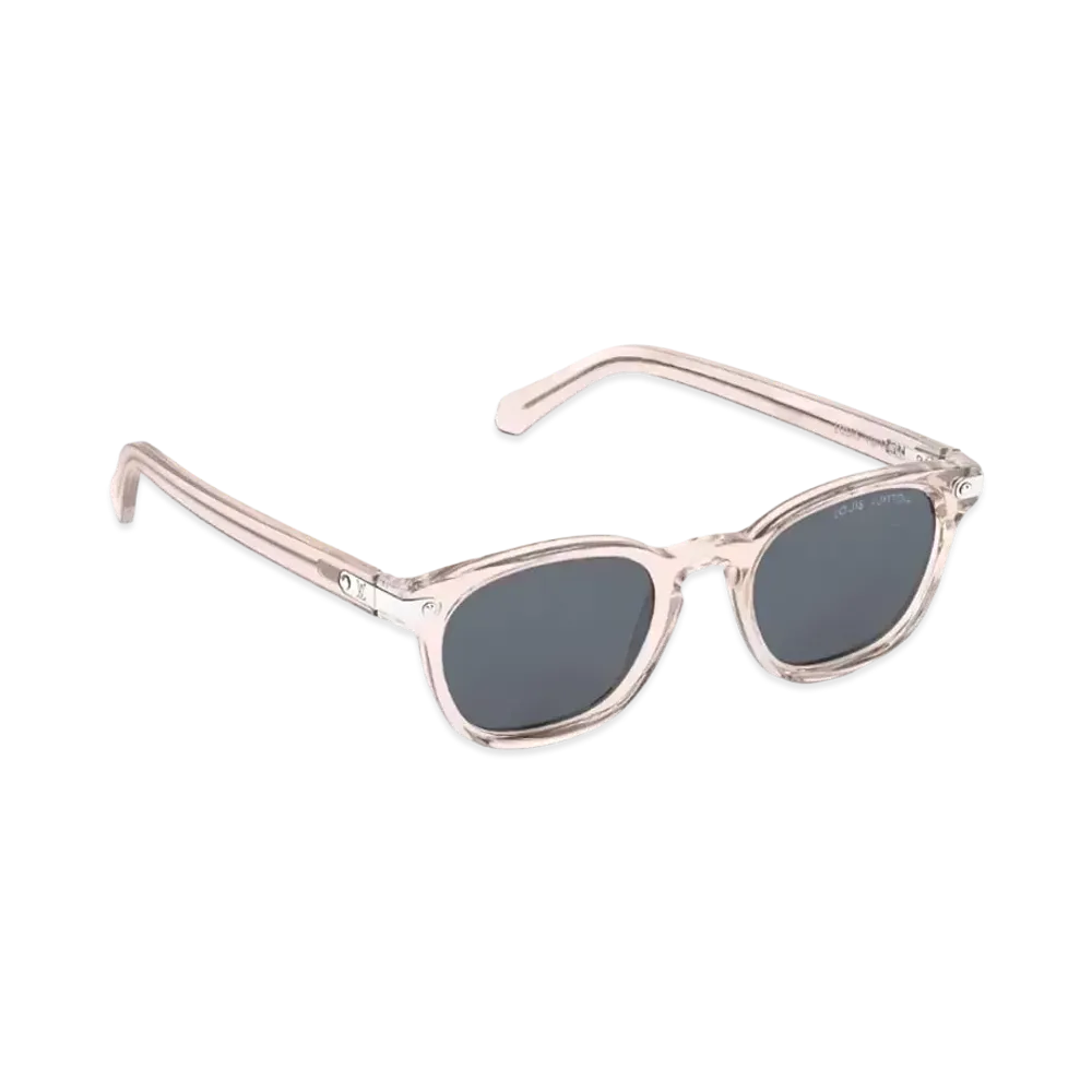LV Signature Square Round Sunglasses "Rose Clair"