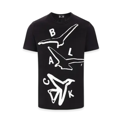 BLACK COMME des GARCONS Graphic Tee "White"