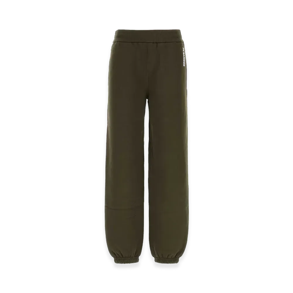 Jil Sander Women's Cotton Joggers "Olive Green"
