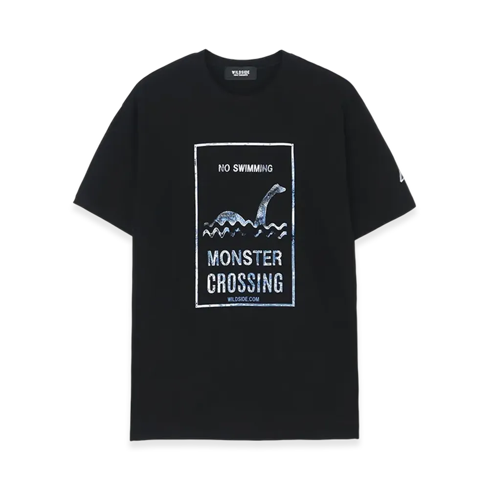 WILDSIDE YOHJI YAMAMOTO Nessie Crossing T-Shirt "Black"