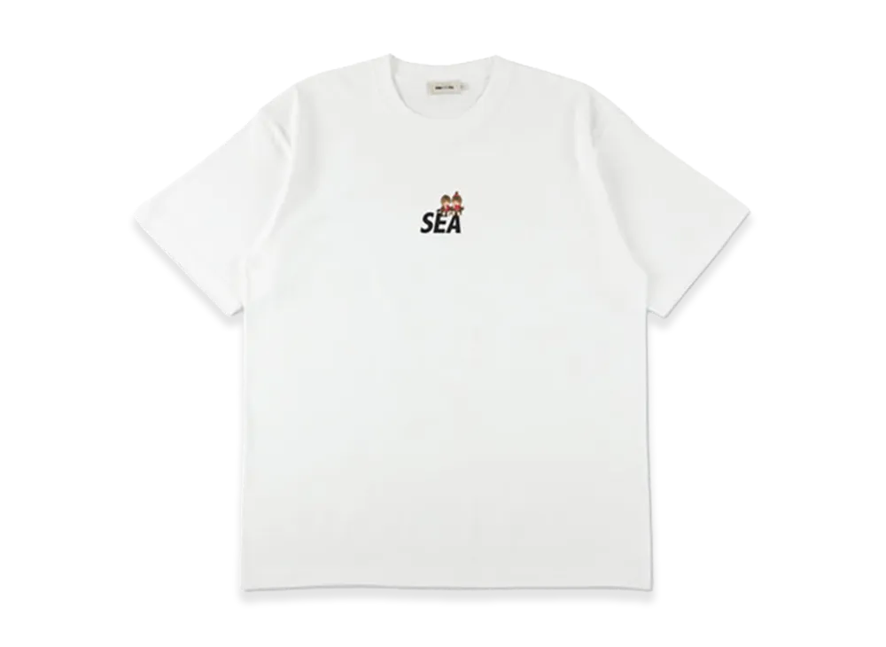 WIND AND SEA x Monchhichi Pair Tee "White"