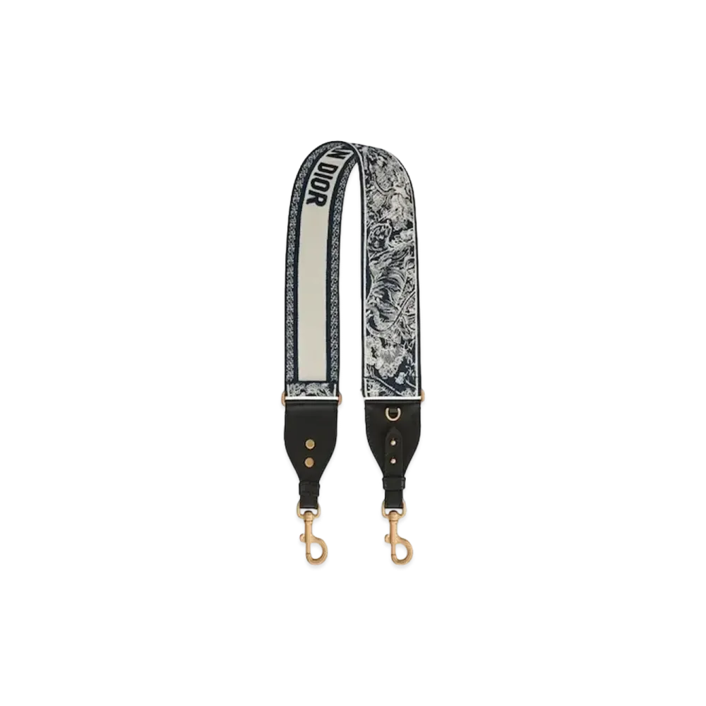 Dior Shoulder Strap With Ring "Blue"