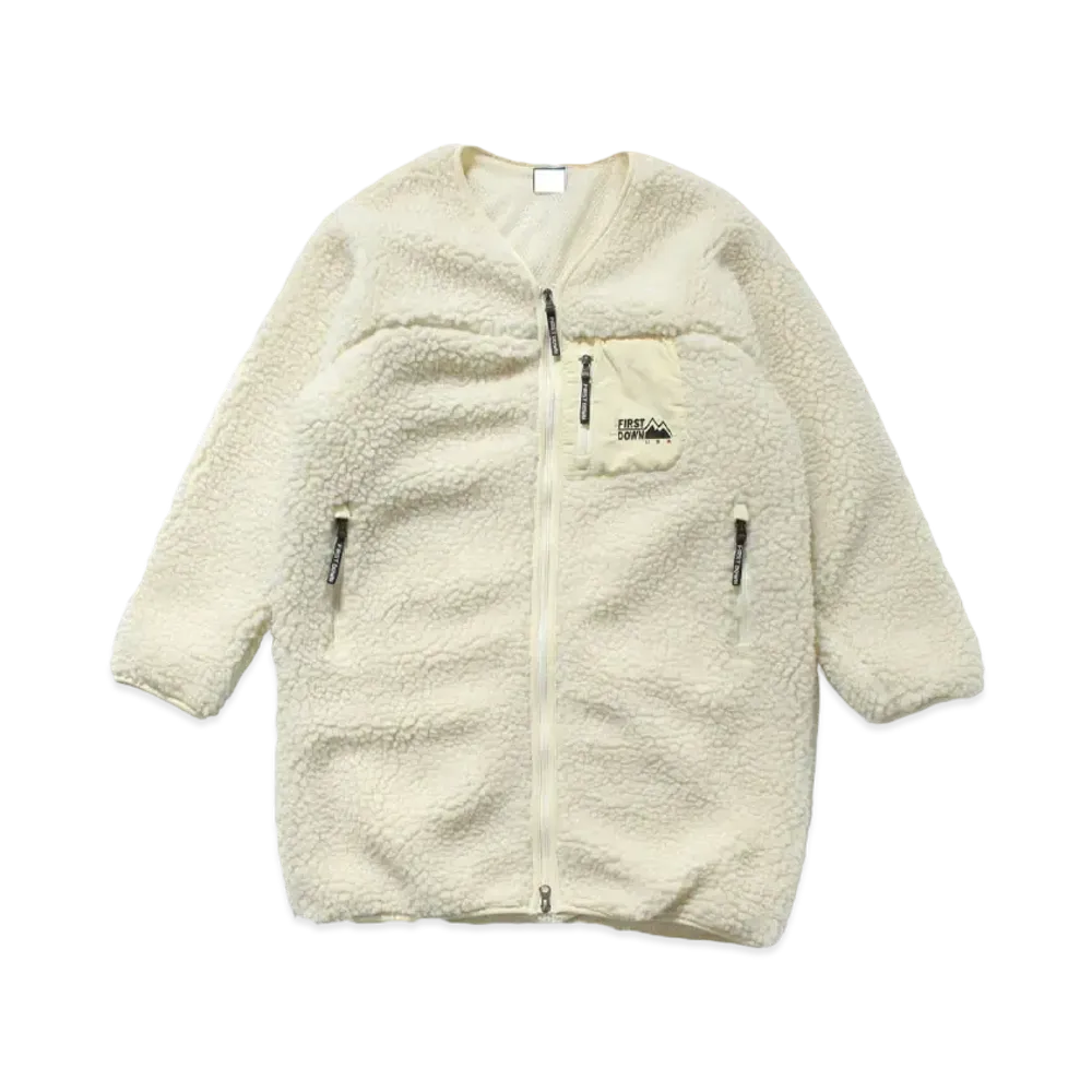 FIRST DOWN TUMBLING BOA COAT "Off White"