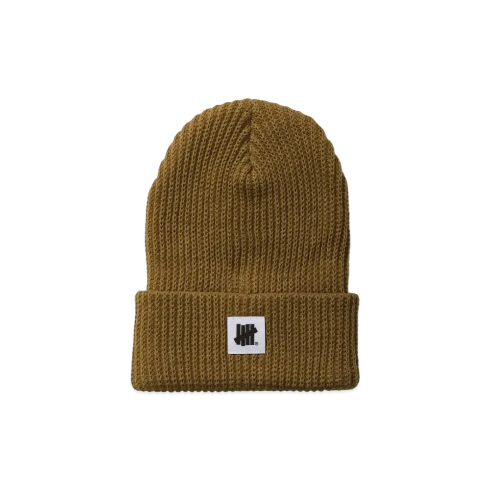 UNDEFEATED ICON LABEL BEANIE - 90195 "Brown"
