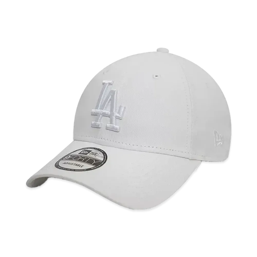 NEW ERA 9FORTY LA Dodgers League Essential Bianco "LA White/White"