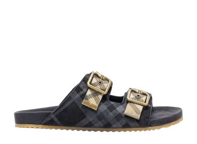 Burberry Urchin Slides "Black"