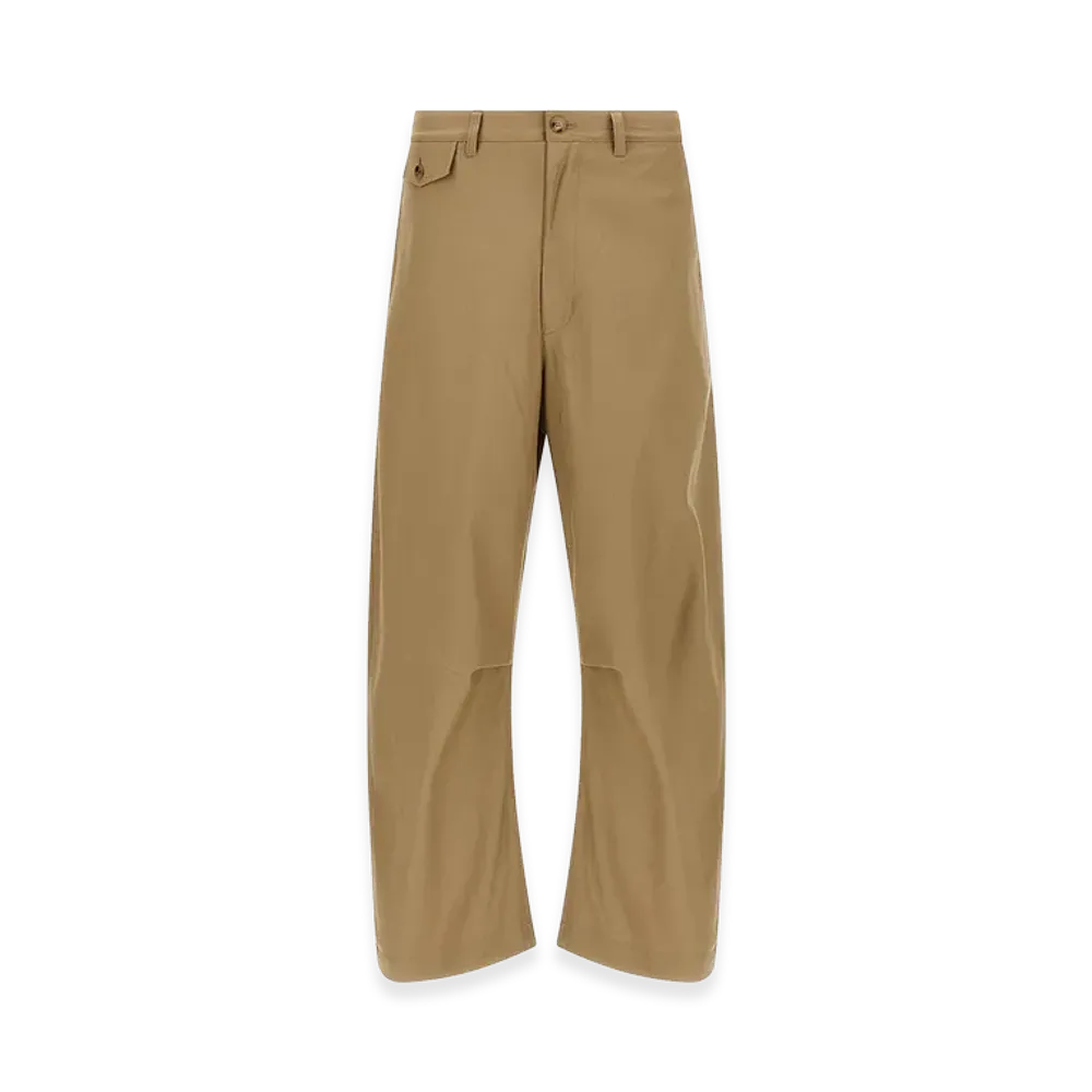 COMME des GARCONS HOMME Curved Leg Pants "Beige"