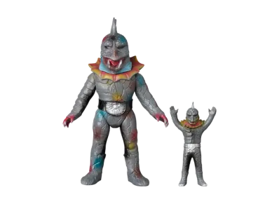 MEDICOM TOY "Toei Retro Sofvi Collection" -Masked Rider- Poison Lizard Man (Reborn Monster Ver.) + Mini Soft Vinyl Figure