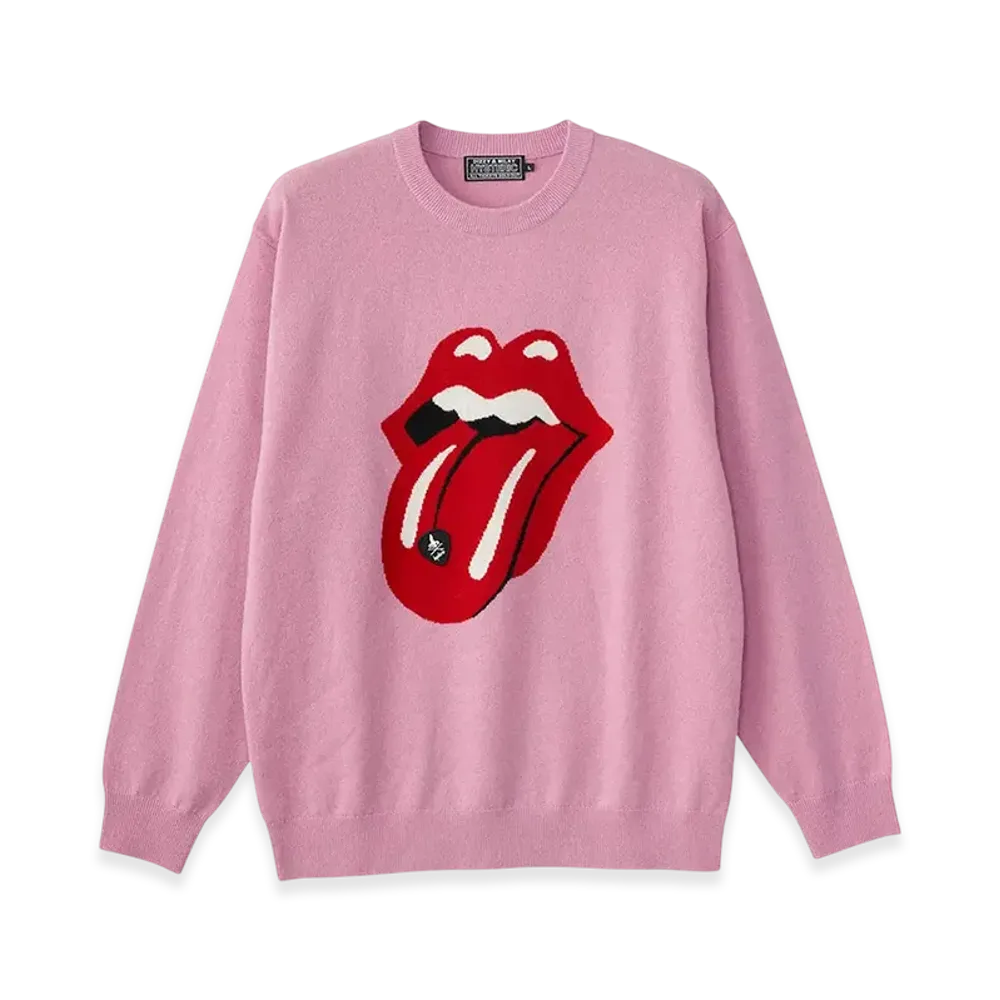HYSTERIC GLAMOUR x THE ROLLING STONES Sweater "Pink"