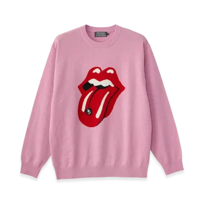 HYSTERIC GLAMOUR x THE ROLLING STONES Sweater "Pink"