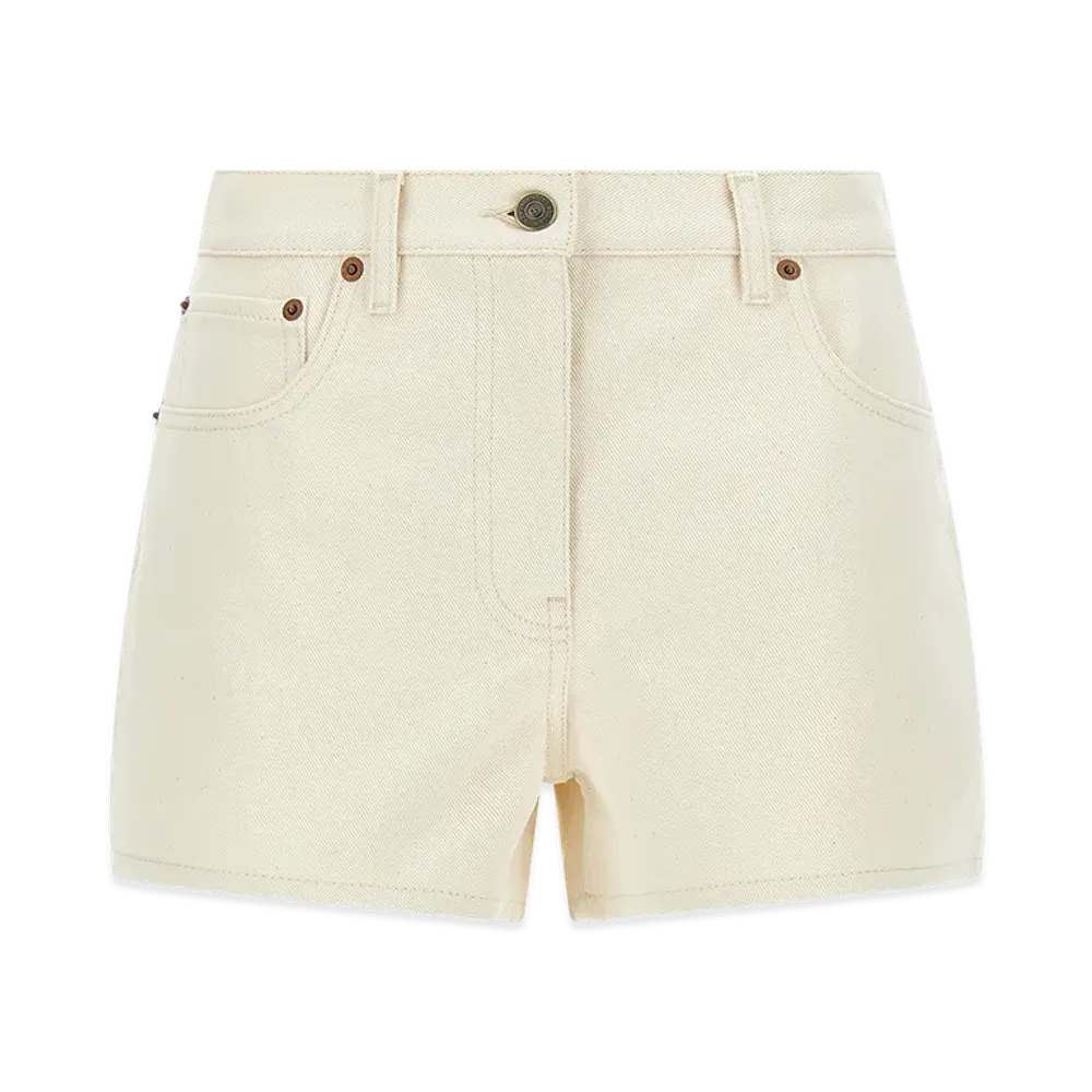 Valentino Garavani Women's Vgold Shorts "Beige"