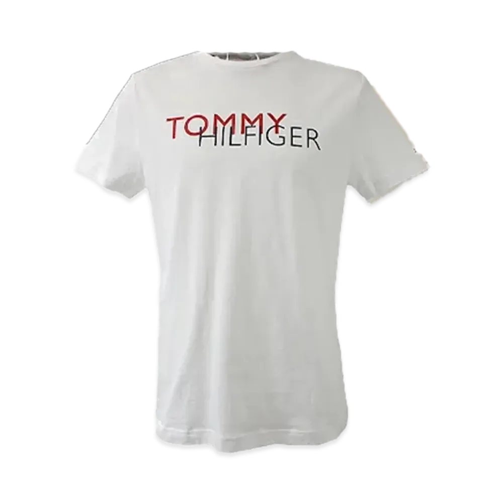 TOMMY HILFIGER Graphic Short Sleeve T-Shirt "White"