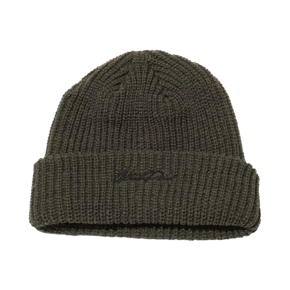 atmos pink Logo Embroidery Beanie "Khaki"