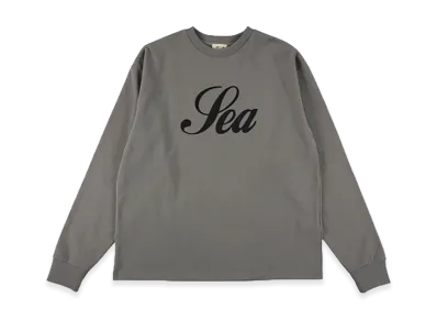 WIND AND SEA Script Sea L/S Tee "Gray"