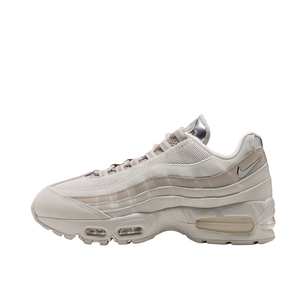 Nike Women's Air Max 95 Big Bubble Chrome "Light Bone/Cream 2"