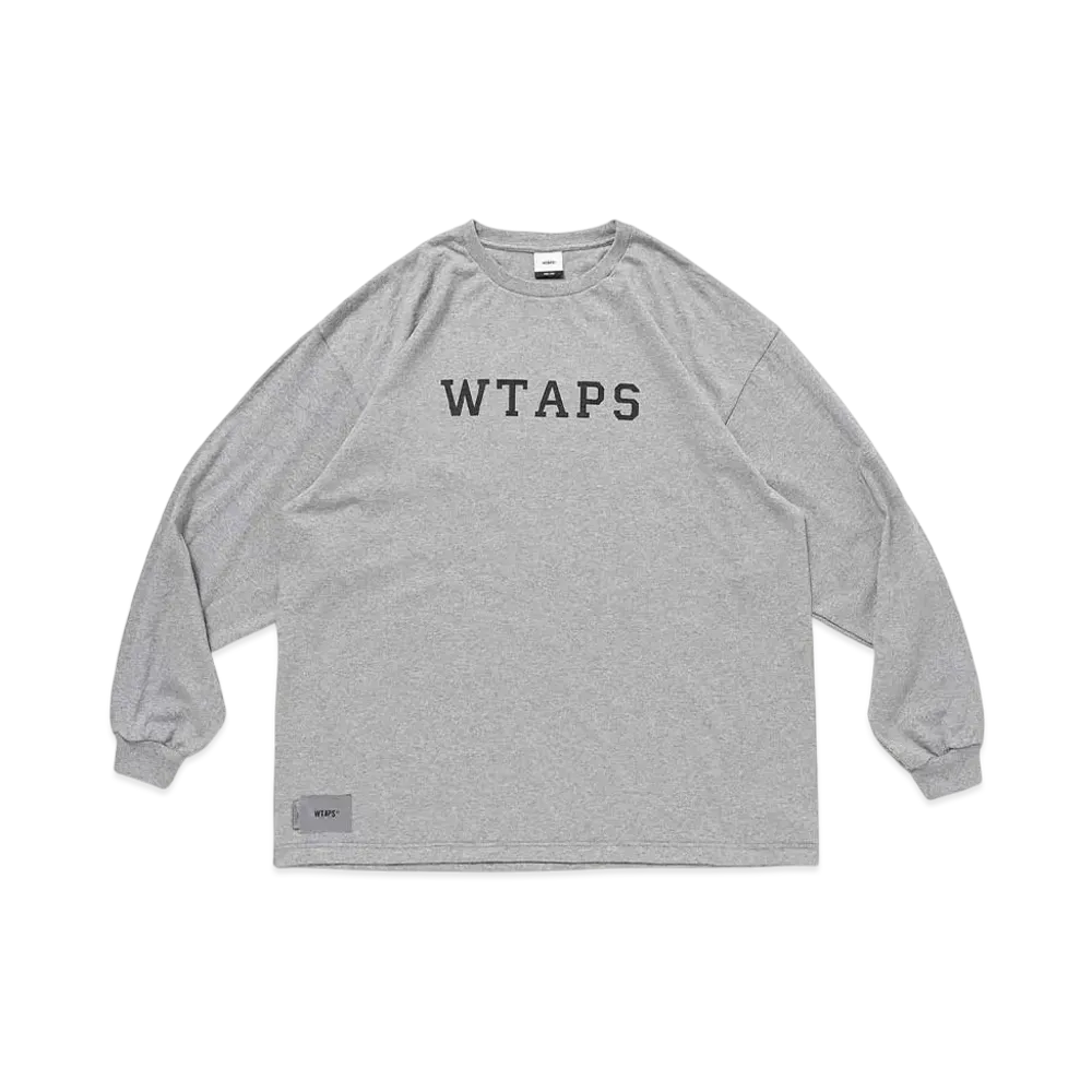 WTAPS College / LS / Cotton "Gray"