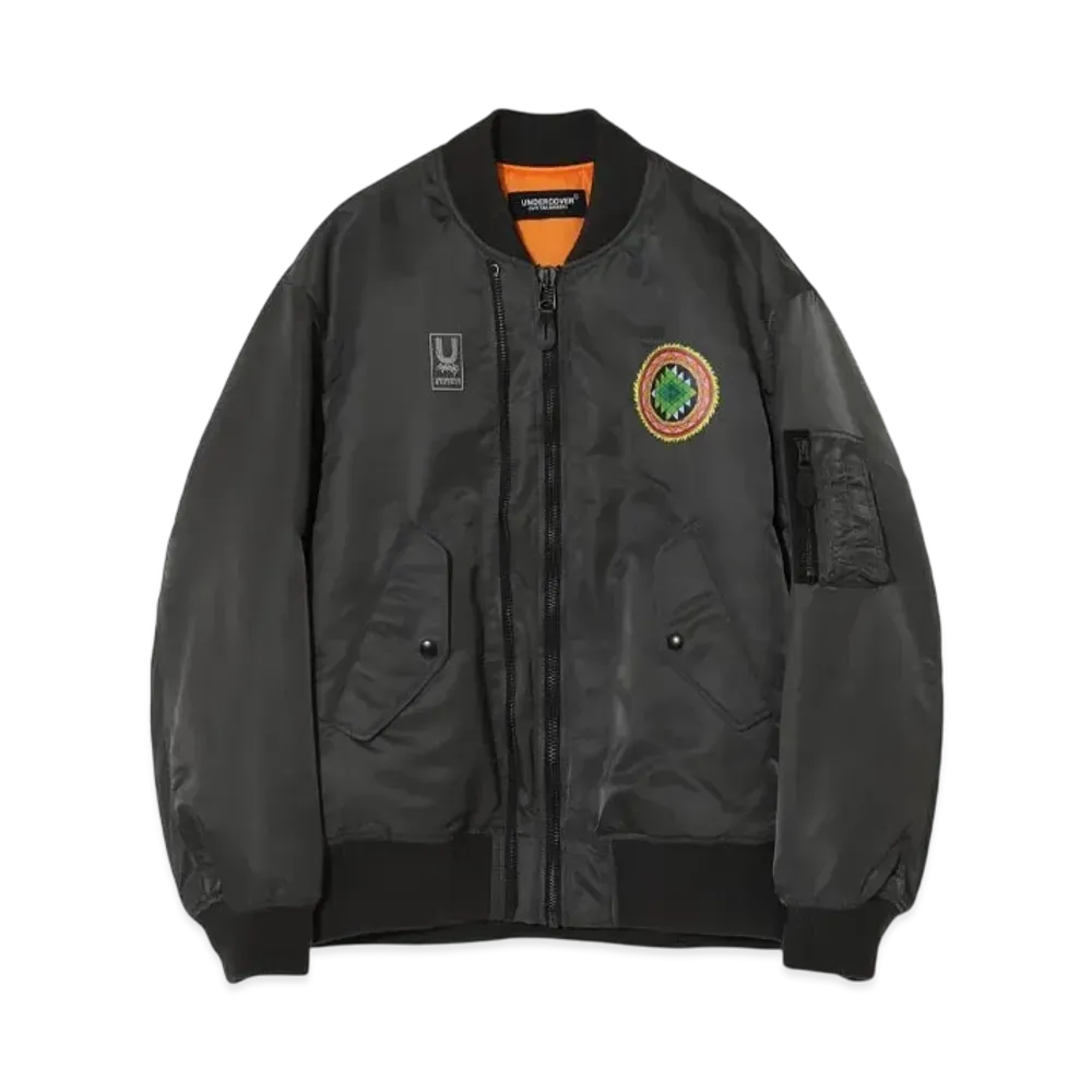 UNDERCOVER x CAN Nylon Ma-1 Jacket "Black"