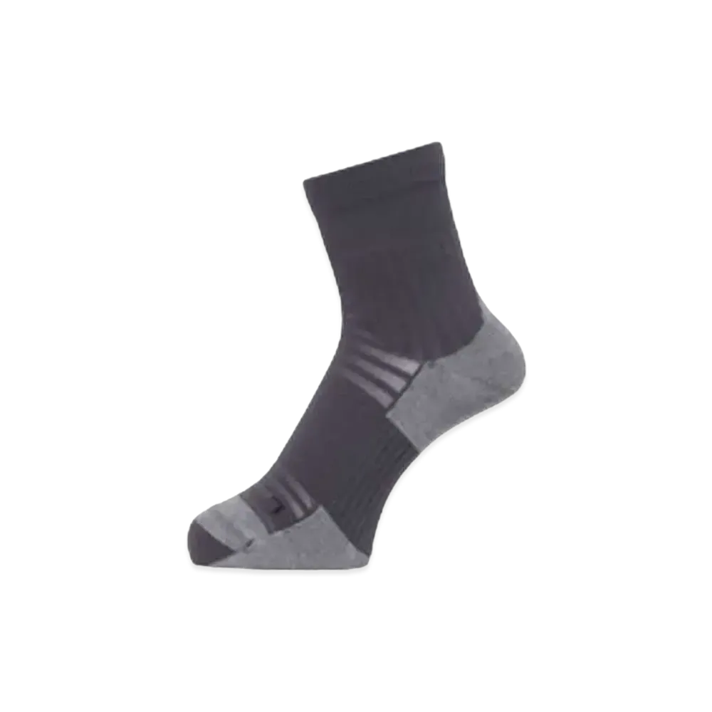 Goldwin Ventilating Light Quarter Socks (Unisex) "Charcoal Gray"