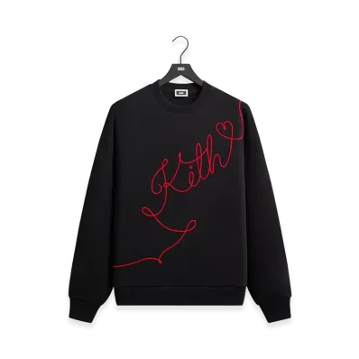 Kith Thread of Fate Nelson Crewneck "Black"