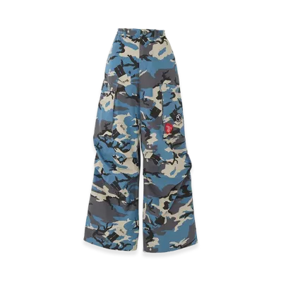 HYSTERIC GLAMOUR Women's Military Cargo Pants "Blue"