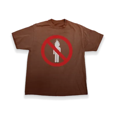 Travis Scott Cactus Jack x RODEO 10 Years La Flame Tee "Brown"