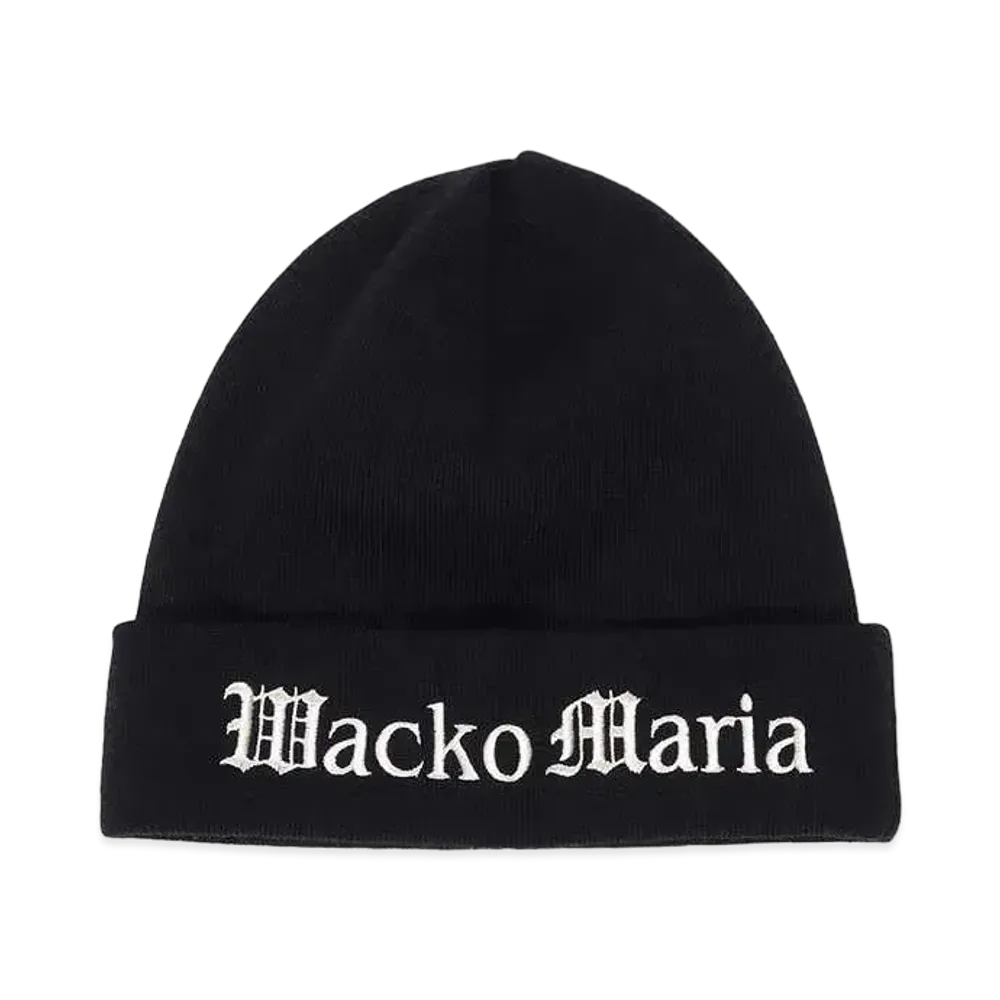 WACKO MARIA Knit Watch Cap "Black"