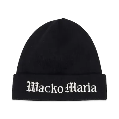 WACKO MARIA Knit Watch Cap "Black"