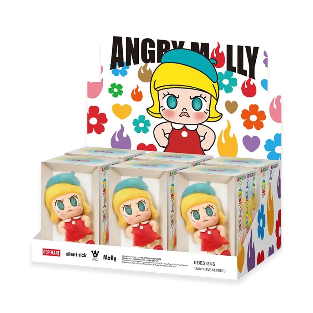POP MART Angry Molly - Angry Energy Series Plush Pendant [Assortment Box]