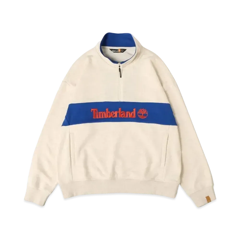 Timberland Allgender Half Zip Sweat "White"