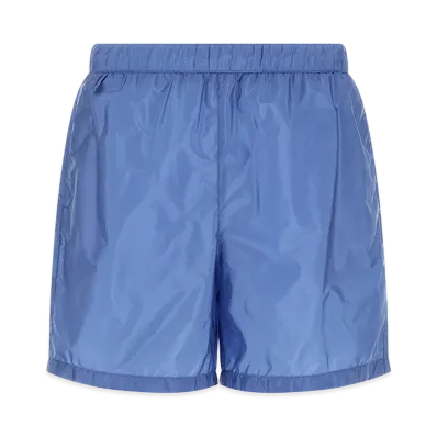 PRADA Re-Nylon Feather Swimsuit "Light Blue"