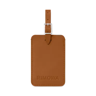 RIMOWA Suitcase Luggage Tag "Cognac Brown"
