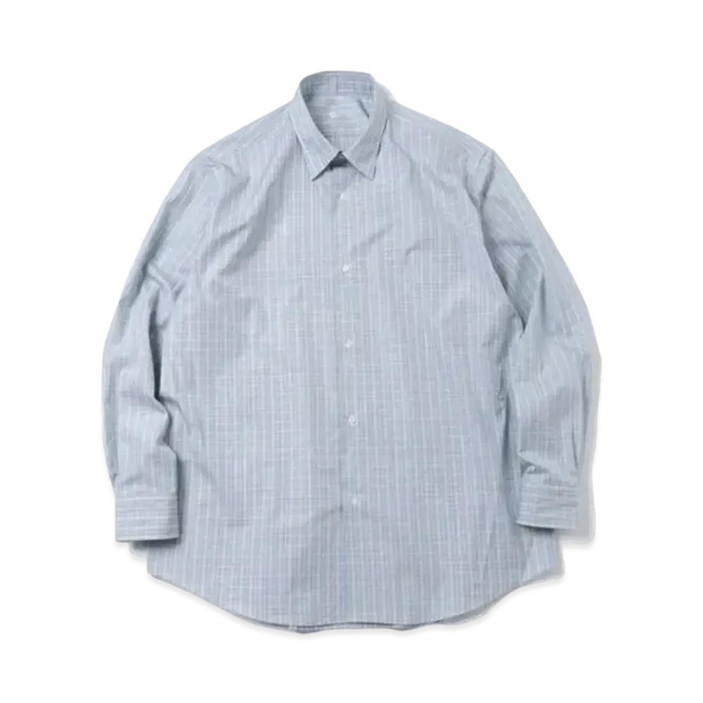 A.PRESSE Regular Collar Shirt "Green"