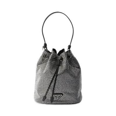 PRADA Women's 'Crystal' Bucket Bag "Black"