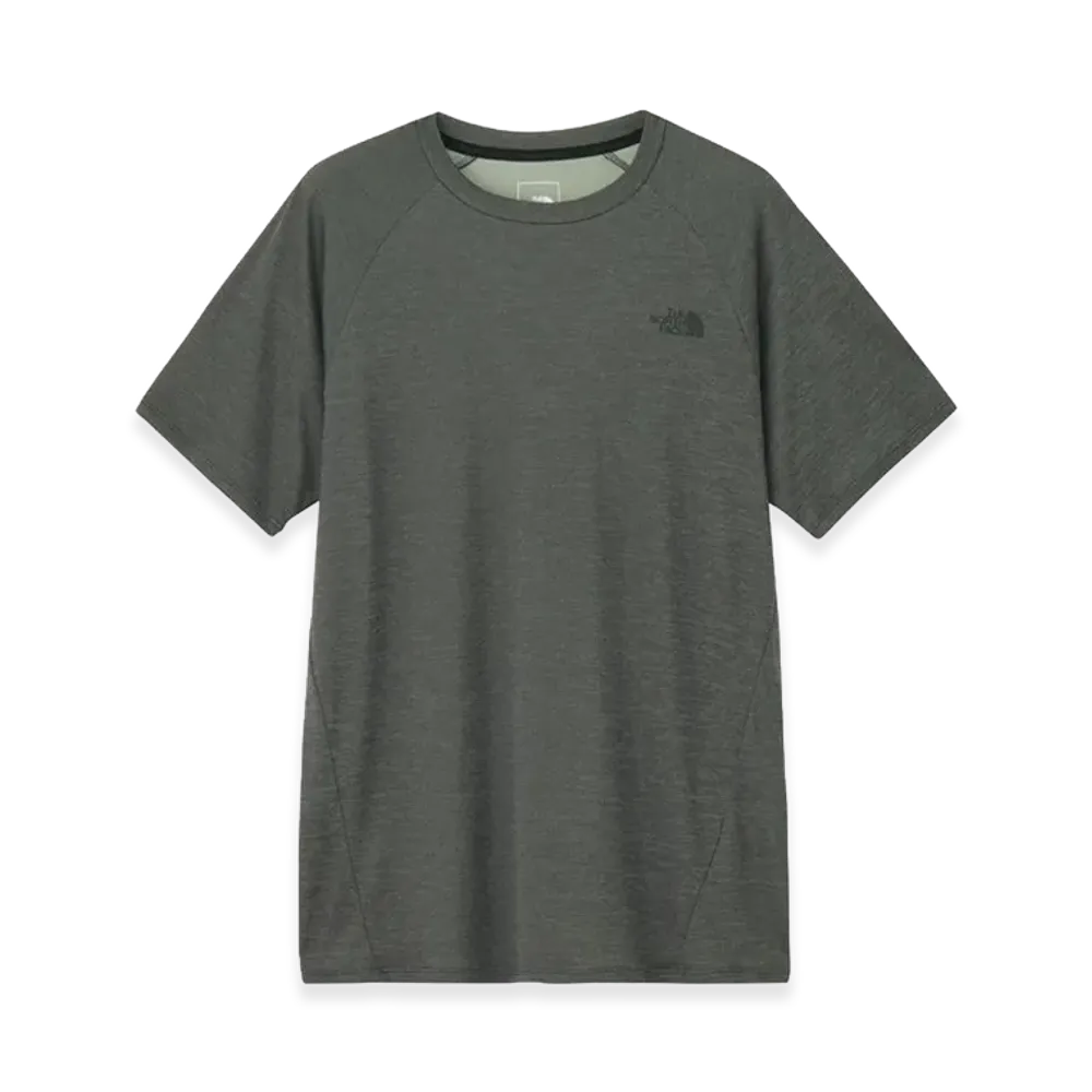 The North Face Short Sleeve Crisp Action Crew "Mix Charcoal"