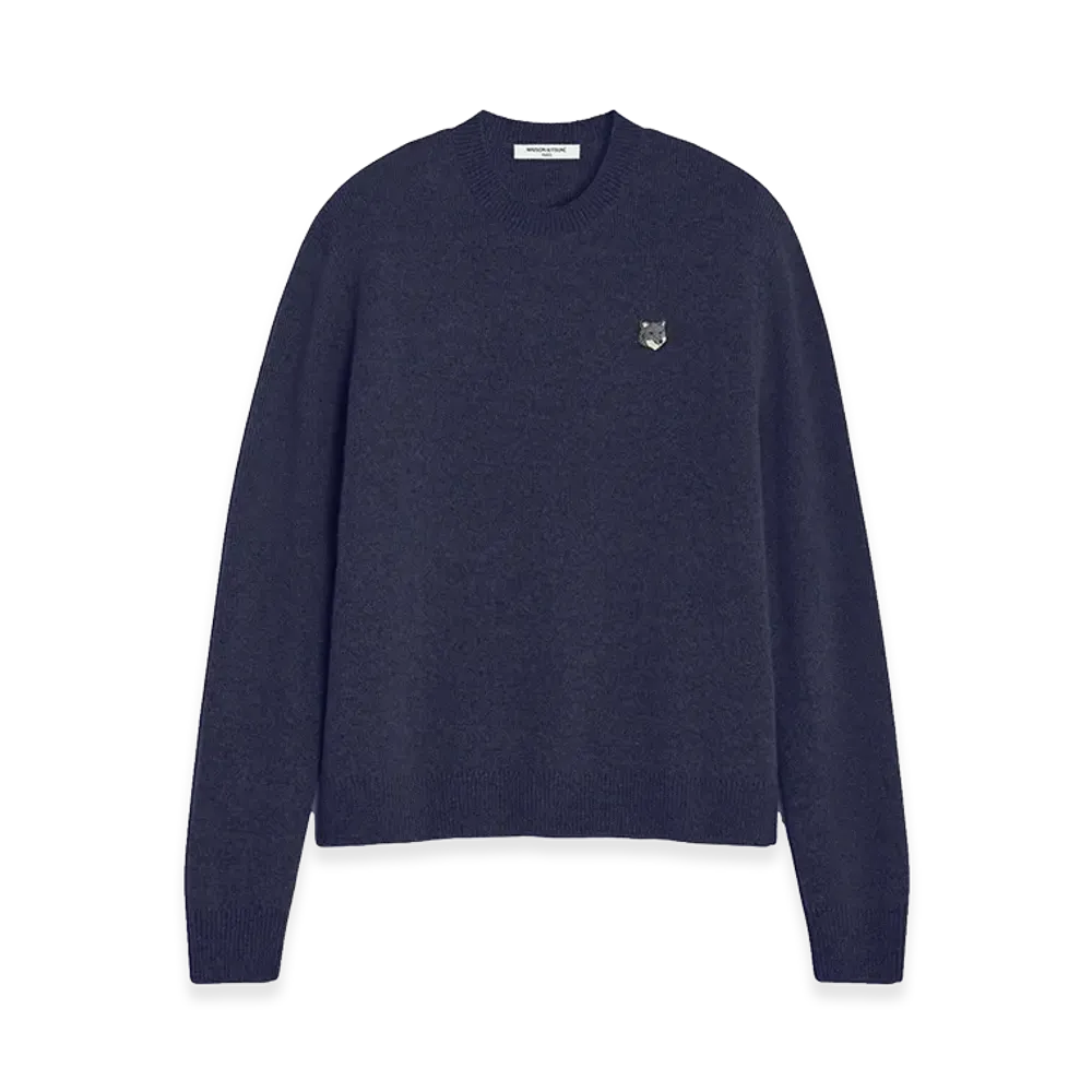 Maison Kitsune Fox Head Milano Lambswool Jumper "Classic"