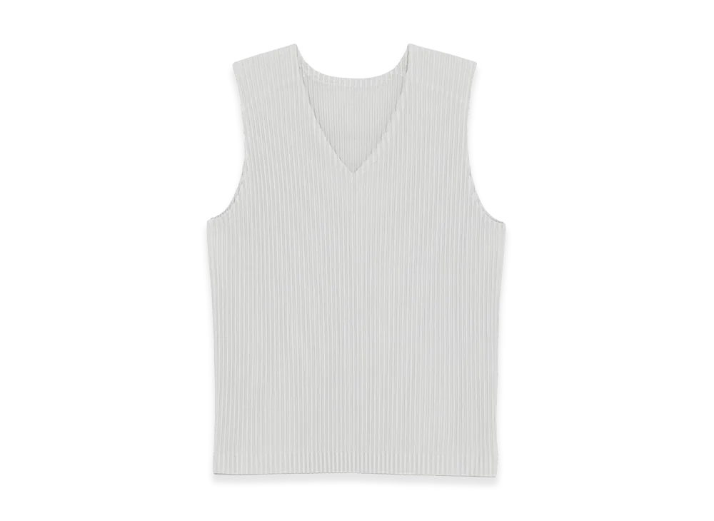 HOMME PLISSE ISSEY MIYAKE Top "Light Gray"