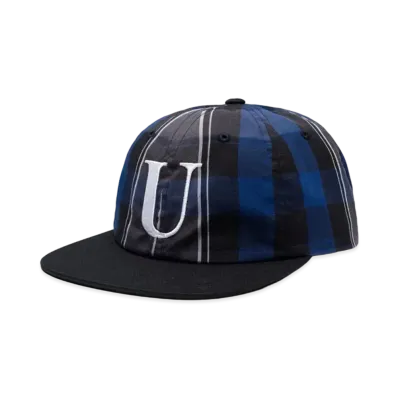 UNDEFEATED U PLAID STRAPBACK - 90098 "Blue"