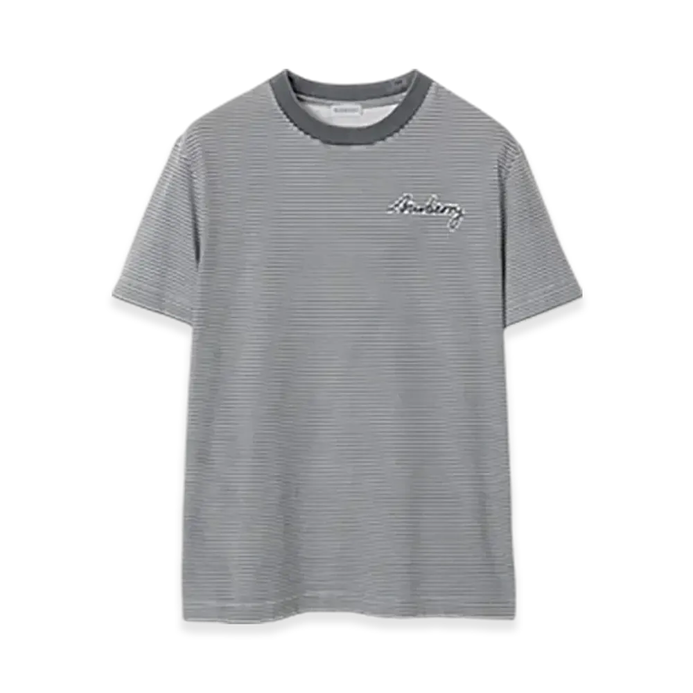 Burberry Stripe Cotton T-shirt "Magnet"
