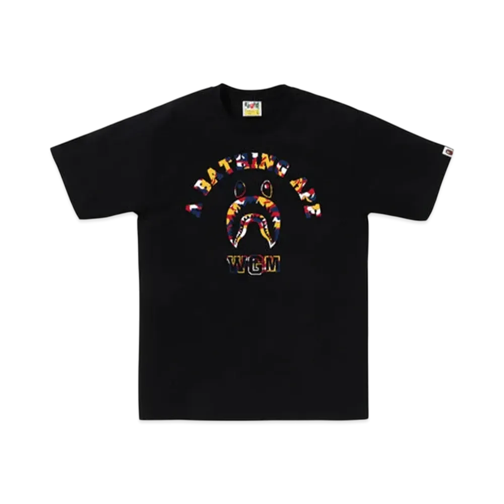 A BATHING APE Bape Store Kuala Lumpur Shark College Tee "Black"