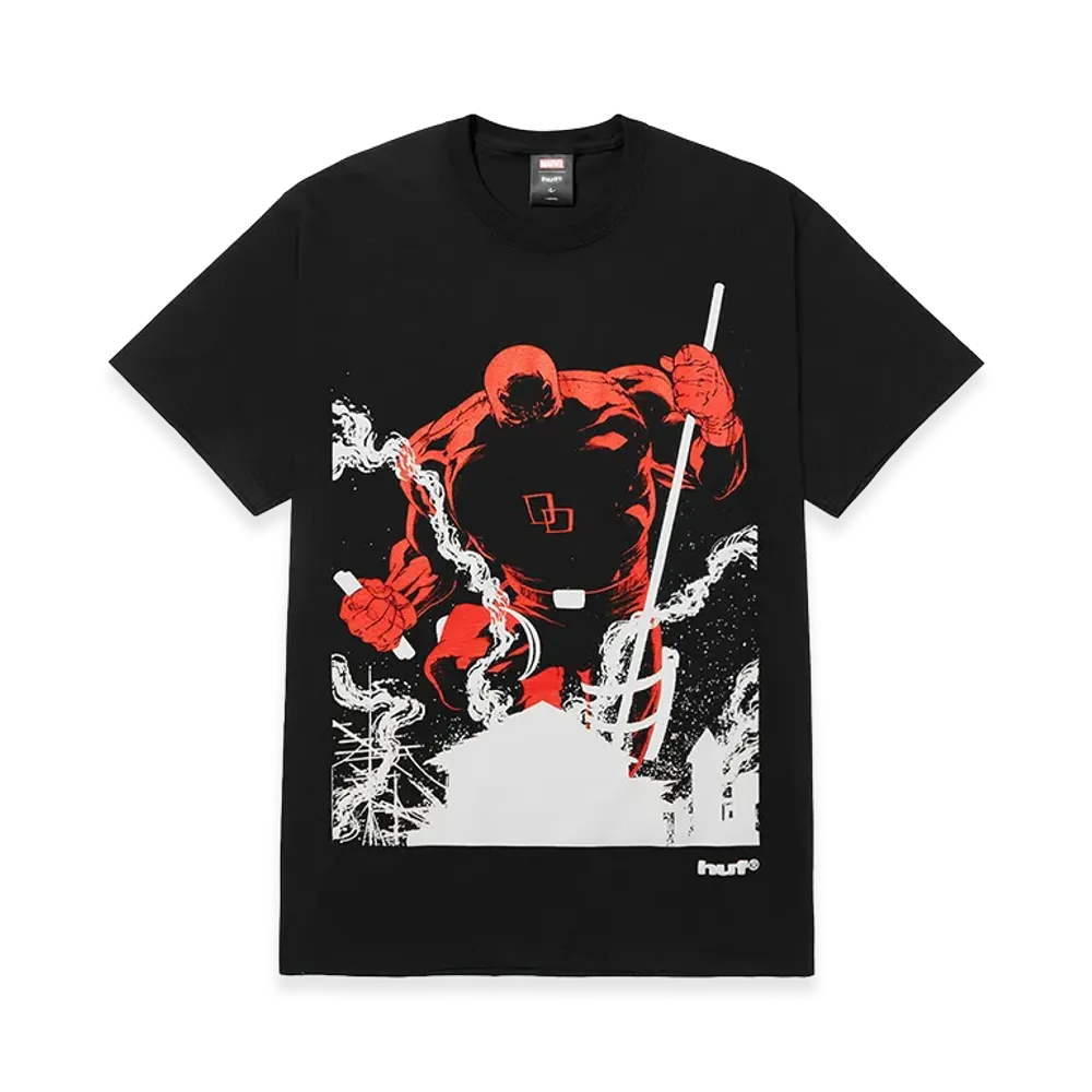 HUF x Marvel Without Fear Tee "Black"